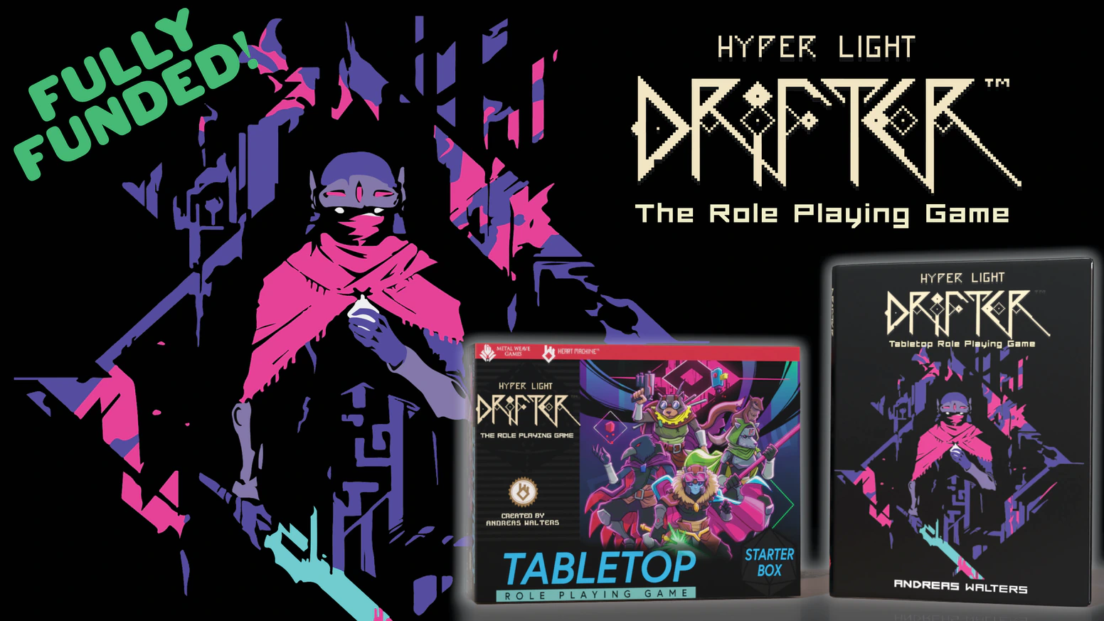 Hyper Light Drifter RPG banner and boxart